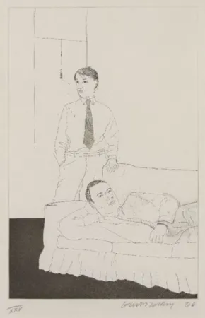 Многоэкземплярное Произведение Hockney - Beautiful and White Flowers