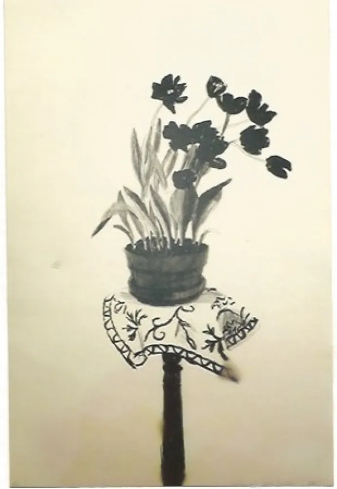 Литография Hockney - Black Tulips