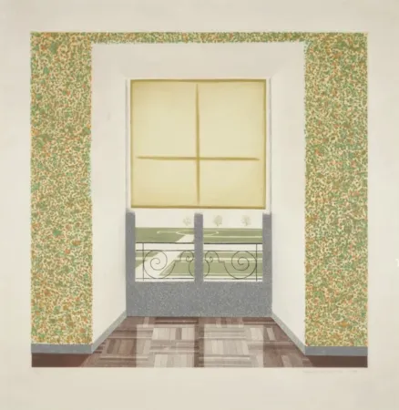 Офорт И Аквитанта Hockney - Contrejour in the French Style