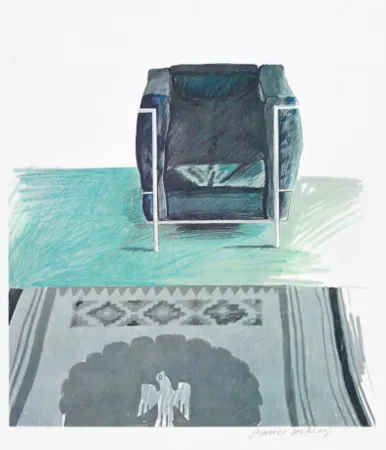 Гашение Hockney - Corbusier Chair and Rug