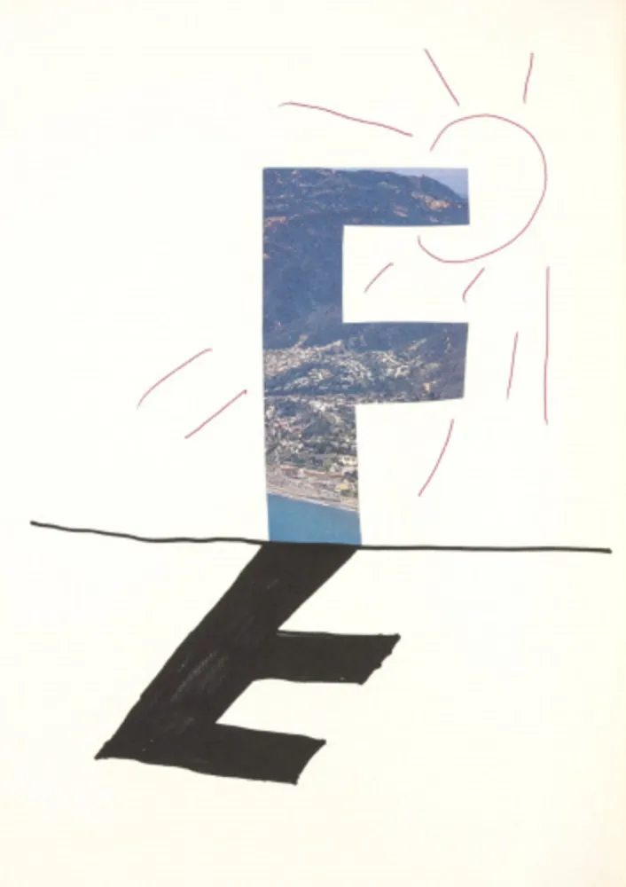 Многоэкземплярное Произведение Hockney - Hockney's Alphabet (The book)