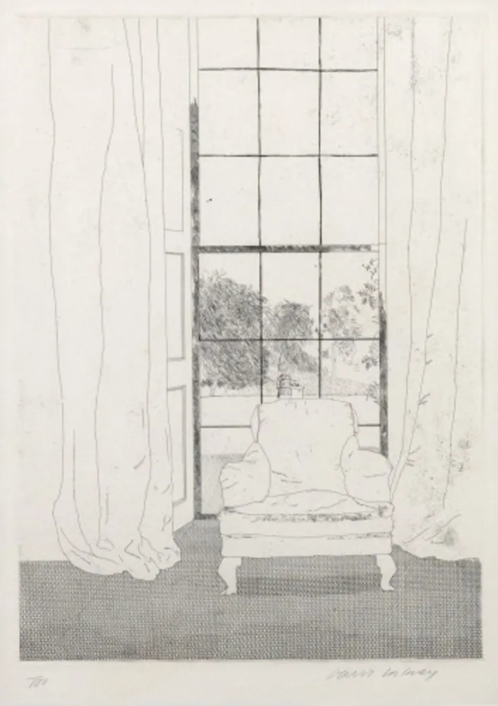 Гравюра Hockney - Home