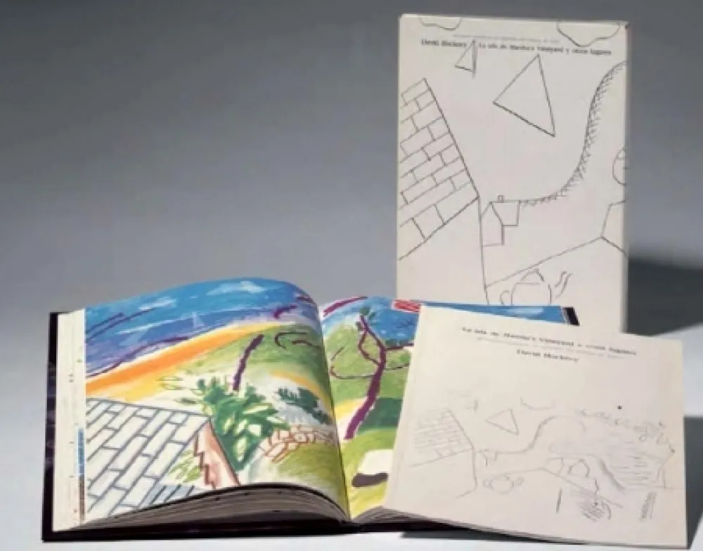 Иллюстрированная Книга Hockney -  La Isla de Martha Vineyard y otros lugares