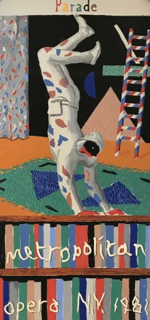 Сериграфия Hockney - Parade – Metropolitan Opera NY