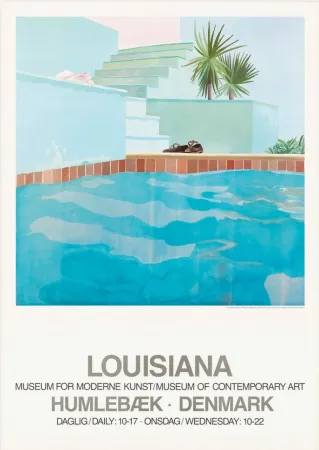 Афиша Hockney - Pool and Steps