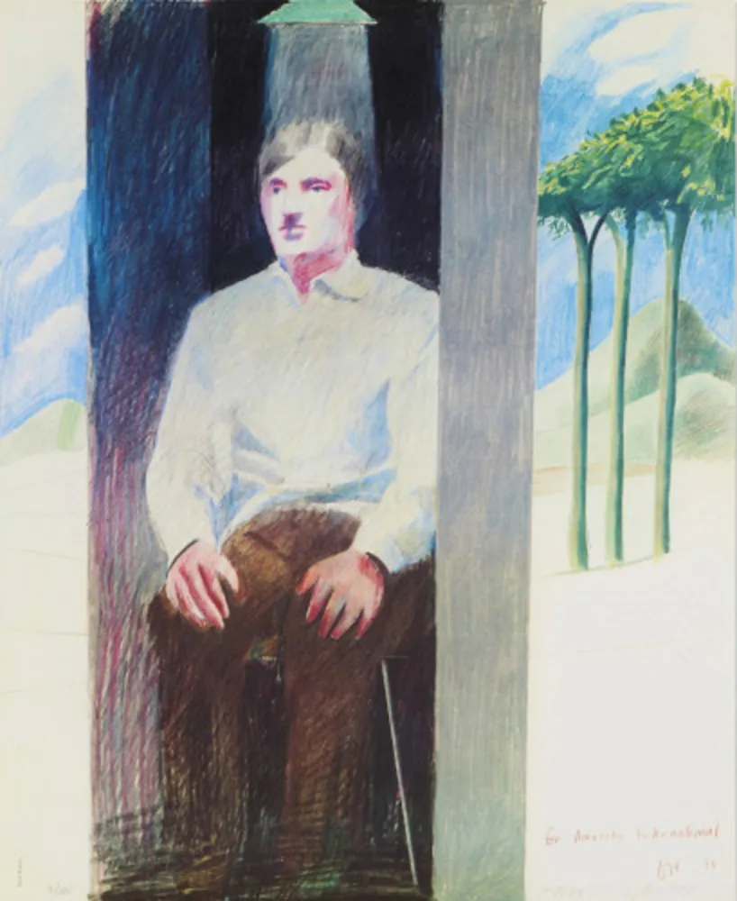 Гашение Hockney - Prisoner, for Amnesty International