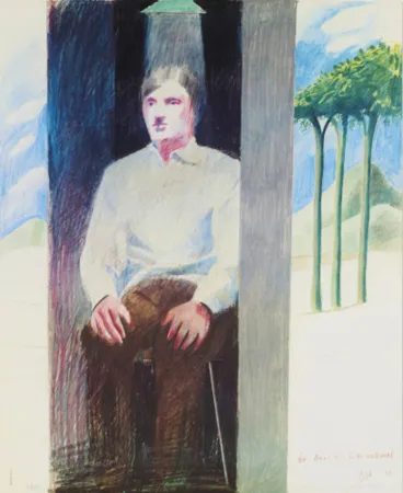 Гашение Hockney - Prisoner, for Amnesty International