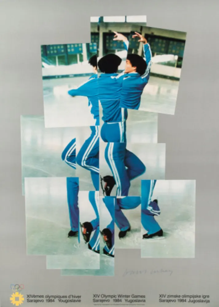 Литография Hockney - Skater