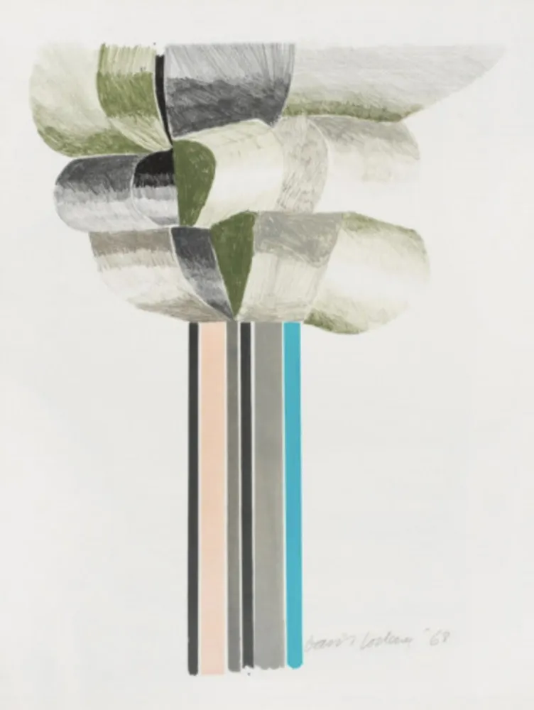 Литография Hockney - Trees