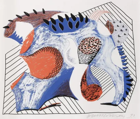 Многоэкземплярное Произведение Hockney - Untitled (for Joel Wachs)