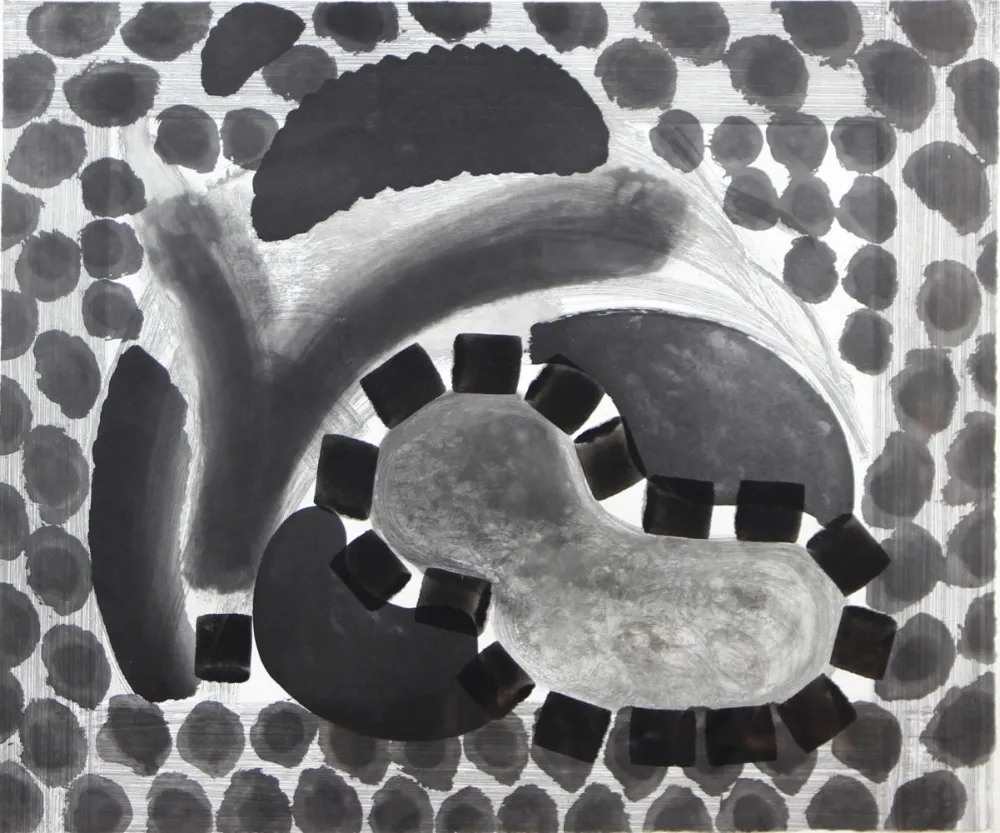 Офорт И Аквитанта Hodgkin - David's Pool at Night