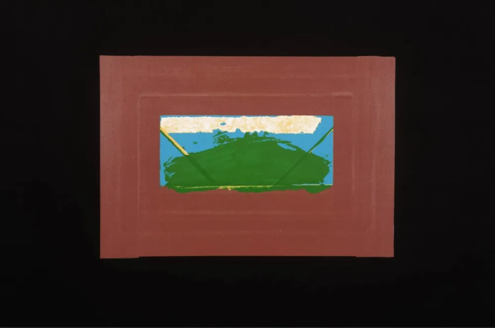 Сериграфия Hodgkin - Indian Views Suite – Plate G