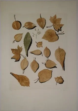 Офорт И Аквитанта Hofkunst - (Welke Laubblätter)