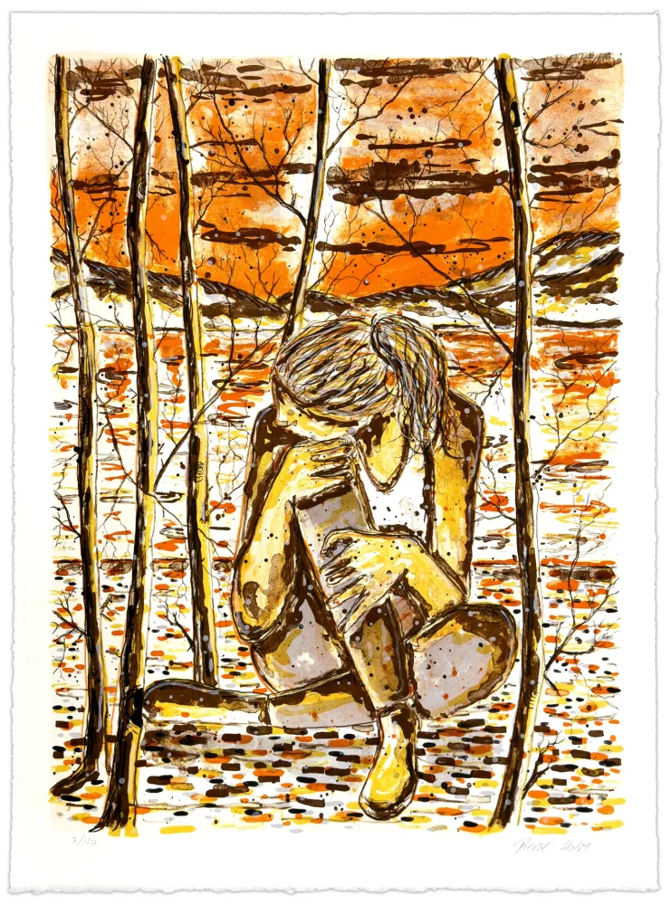 Литография Holm - Sans titre 3