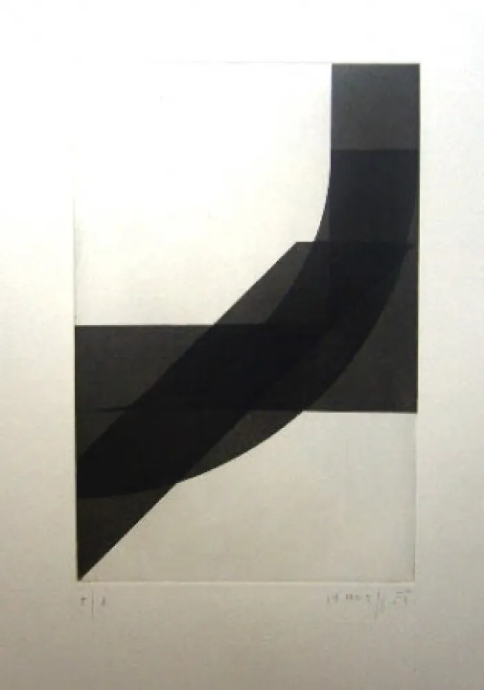 Гравюра Honegger - Composition géométrique 4