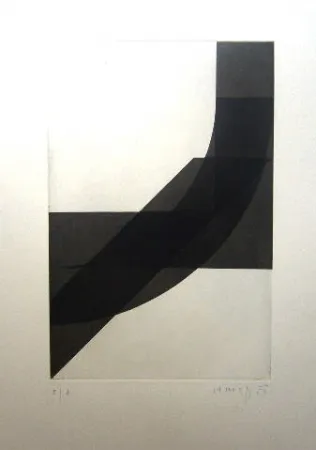 Гравюра Honegger - Composition géométrique 4