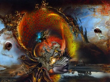 Цифровой Эстамп Hornung - I had no earthly Idea