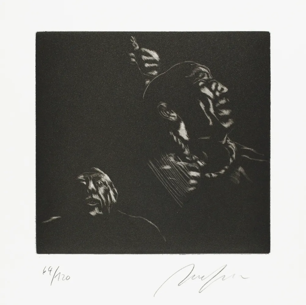 Акватинта Hrdlicka - Hinrichtung (Execution)