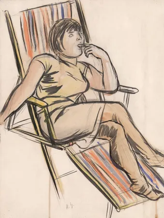 Нет Никаких Технических Hubbuch - Marianne im Liegestuhl