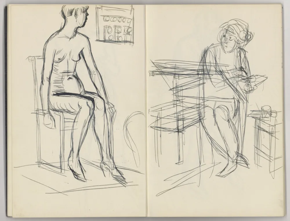 Нет Никаких Технических Hubbuch -  Skizzenbuch mit 24 Zeichnungen