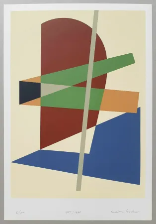 Сериграфия Huber - Composition 37