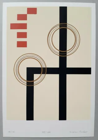 Сериграфия Huber - Composition 4 groupes