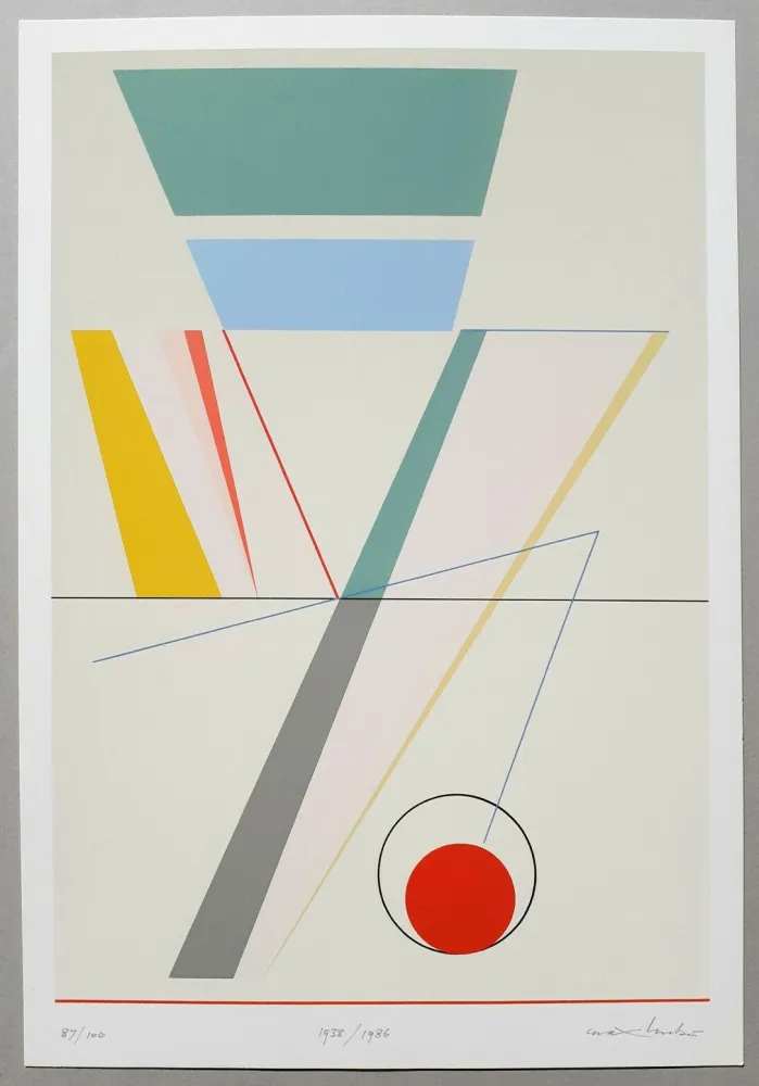 Сериграфия Huber - Composition WK