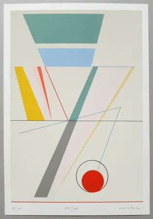 Сериграфия Huber - Composition WK