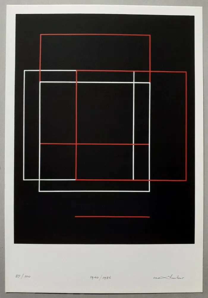 Сериграфия Huber - Costruzione su quadrati