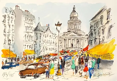Литография Huchet - Panthéon