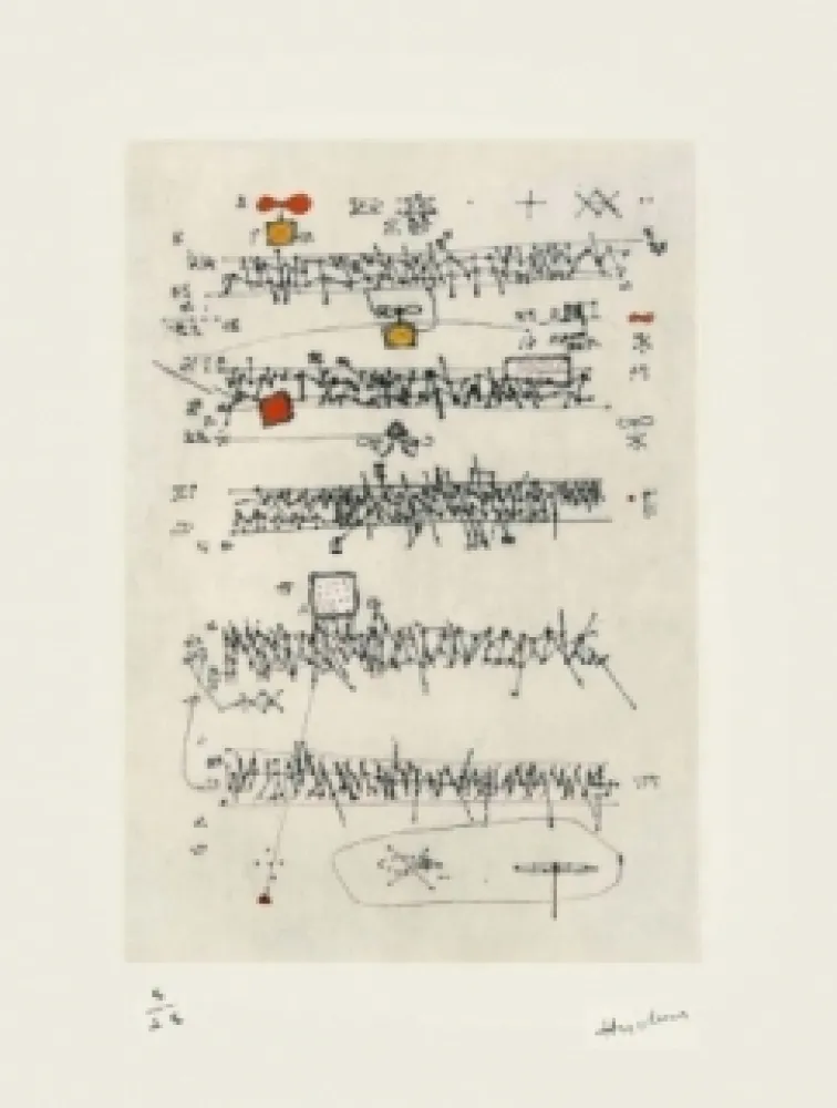 Гравюра Hucleux - N°5 / 1980