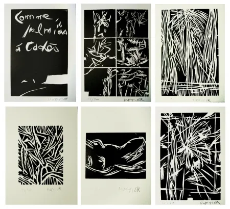 Иллюстрированная Книга Huftier - Comme Palmiers à Cadès