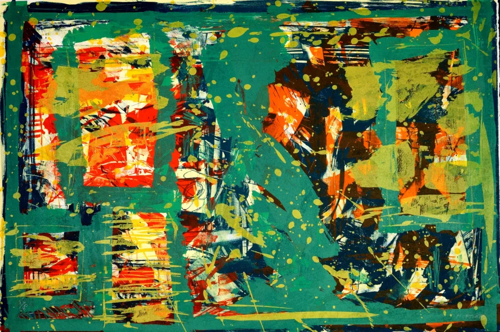 Литография Huftier - Comme un tableau