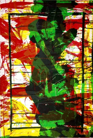 Литография Huftier - Jacqueline