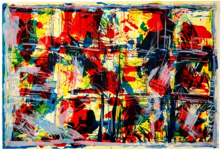 Литография Huftier - Le mystère et le risque