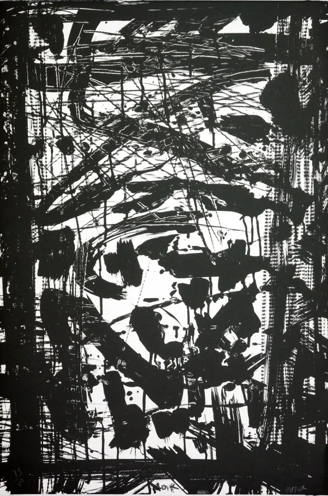 Литография Huftier - Noir