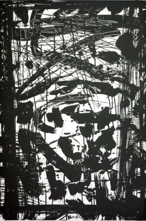 Литография Huftier - Noir