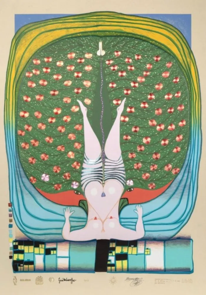 Многоэкземплярное Произведение Hundertwasser - Homage To Schroder – Sonnenstern