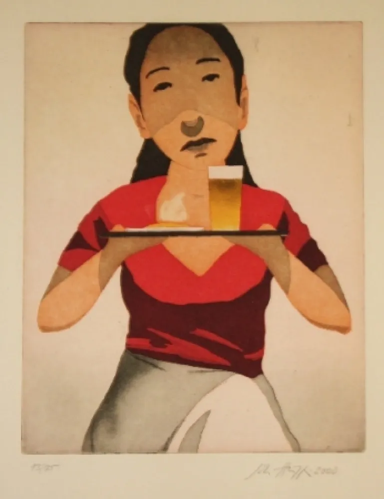 Офорт И Аквитанта Hüppi - Sans titre 2