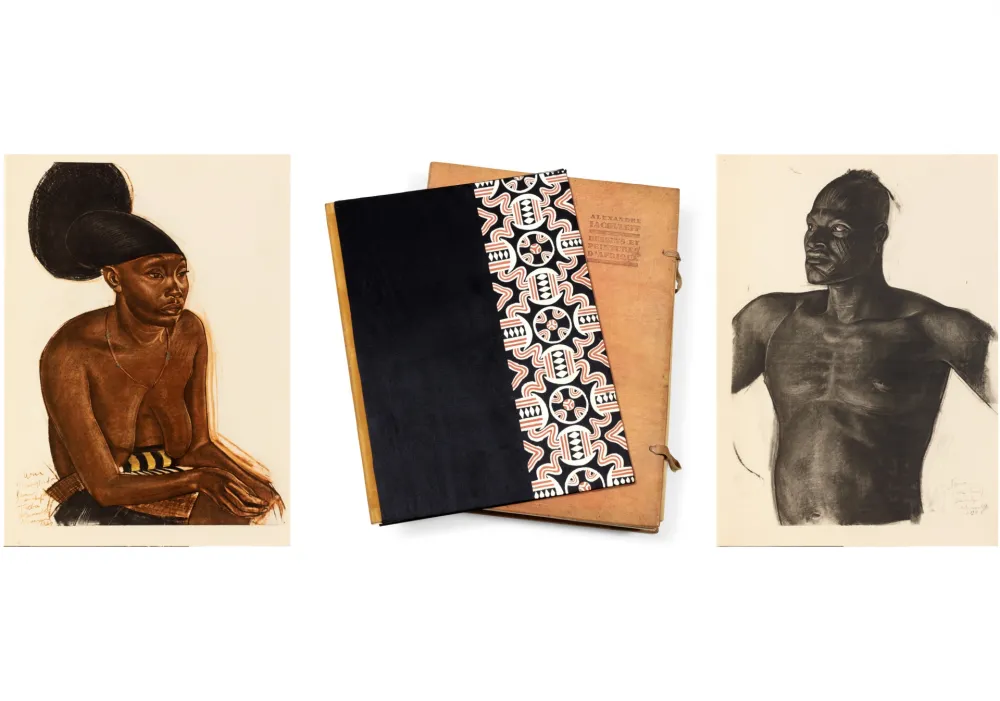 Иллюстрированная Книга Iacovleff  - DESSINS ET PEINTURES D'AFRIQUE. Exécutés au cours de l'Expédition Citroën Centre Afrique (1927).