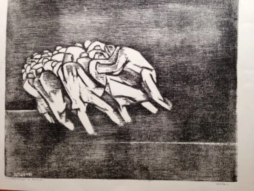 Офорт Ibarrola - Paisajes de Euskadi