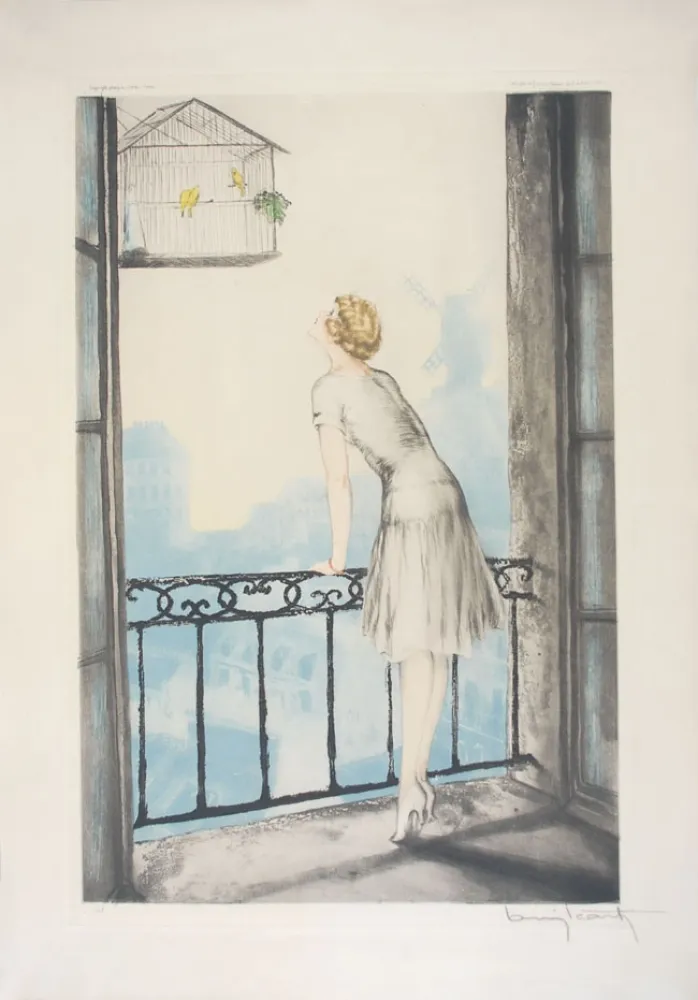 Офорт Icart - Montmartre