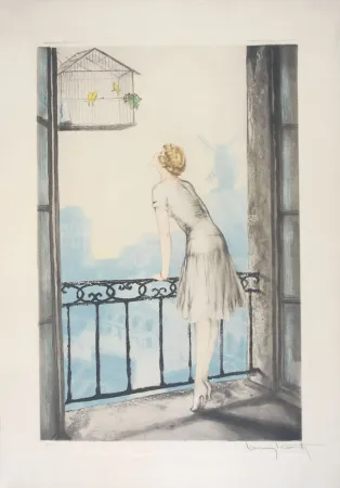 Офорт Icart - Montmartre