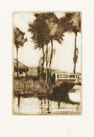 Гравюра Сухой Иглой Illies - Motiv aus Schwartau