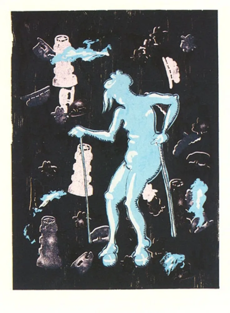 Многоэкземплярное Произведение Immendorff - Dialog - Gertrude