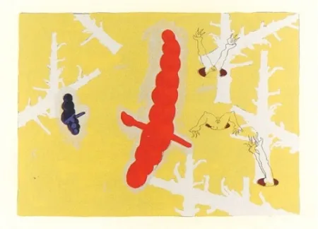 Сериграфия Immendorff - Lästerzungen