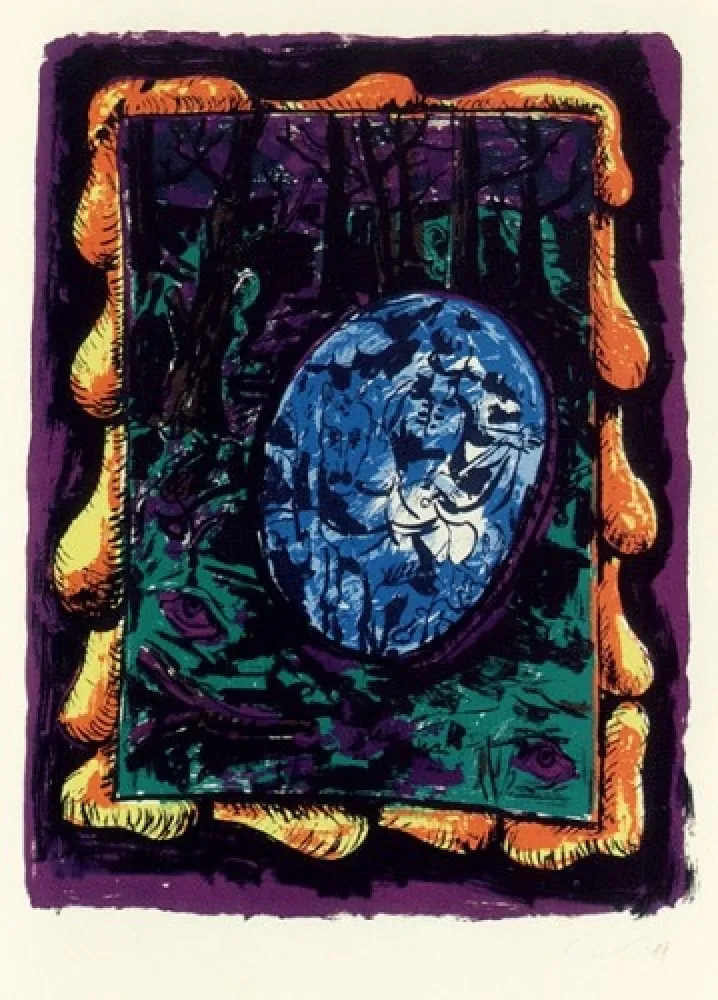 Многоэкземплярное Произведение Immendorff - Malerwald