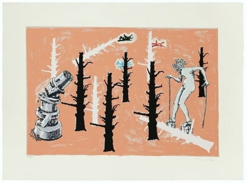 Многоэкземплярное Произведение Immendorff - Schwarzes Schaf