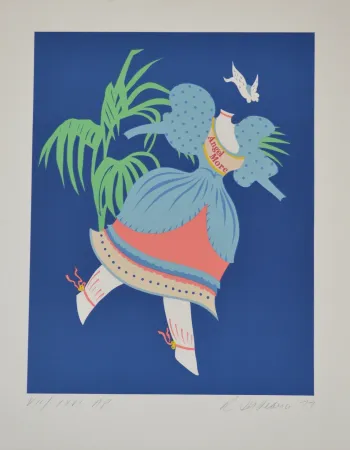 Литография Indiana - Angel More - Mother of us all portfolio