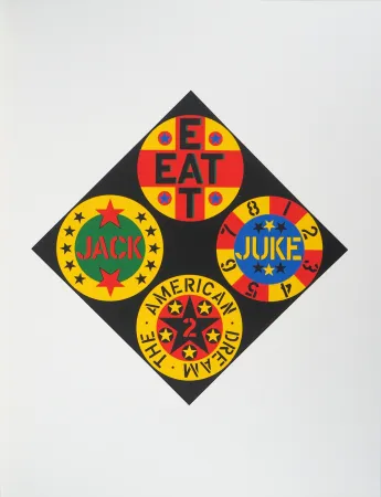 Сериграфия Indiana - Black Diamond American Dream